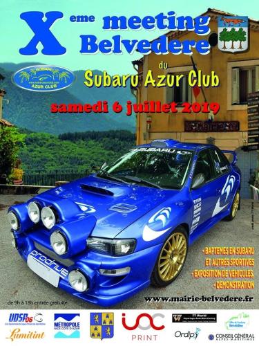 Sponsor du meeting Subaru Azur Club 2019