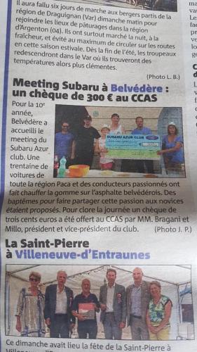 Meeting Subaru Azur Club 2019 - Nice Matin