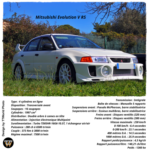 Mitsubishi Evolution V RS